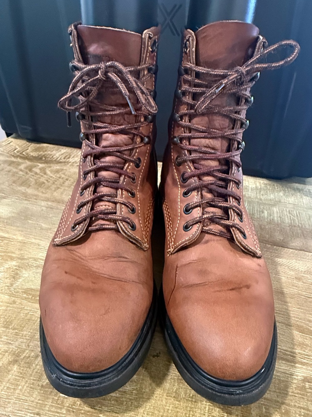 Vintage Red Wing Lace Up Boots | Size 9.5 B - Picture 3 of 13
